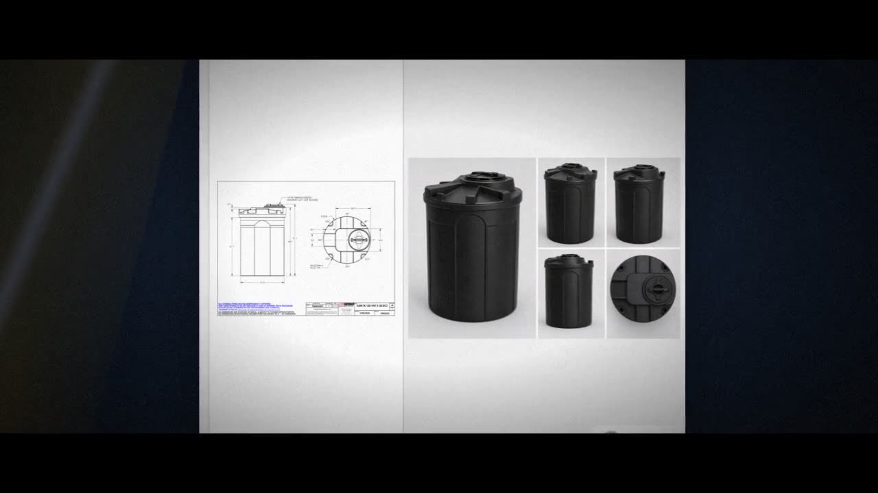 Snyder Industries 120 Gallon ASTM HDPE Black Double Wall Tank video