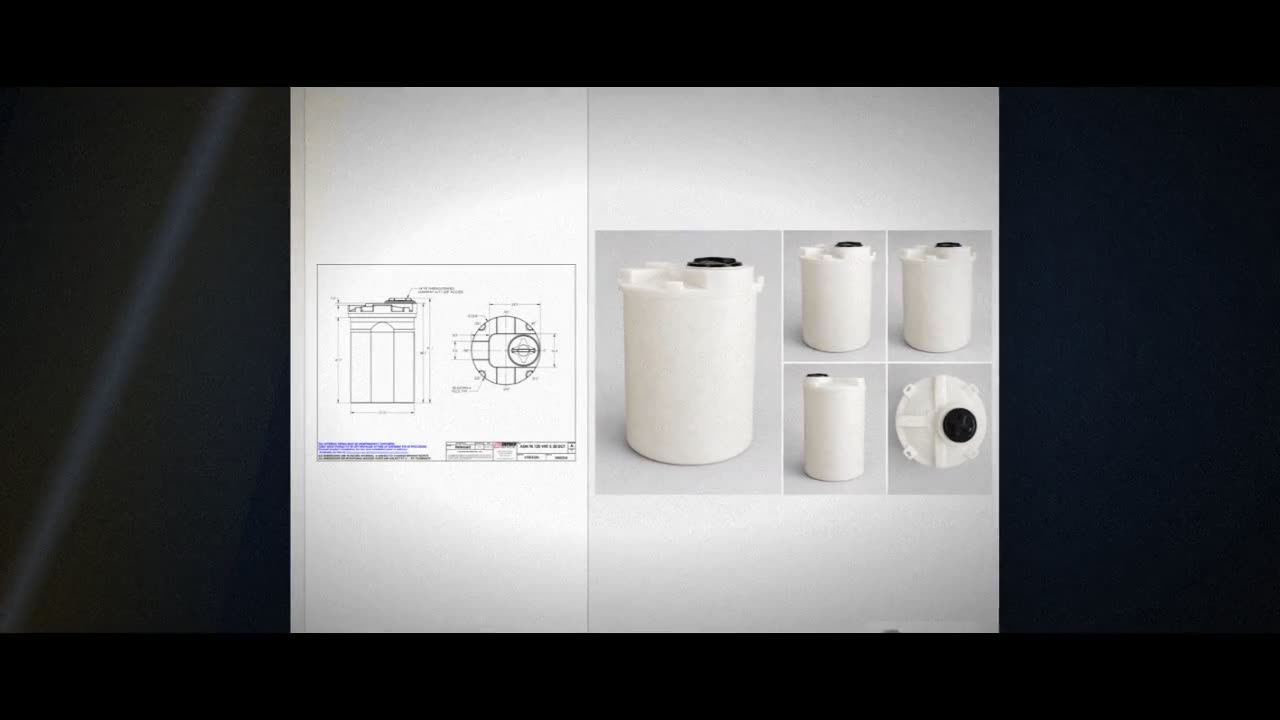 Snyder Industries 120 Gallon Sodium Hypochlorite (UV) Double Wall Tank video