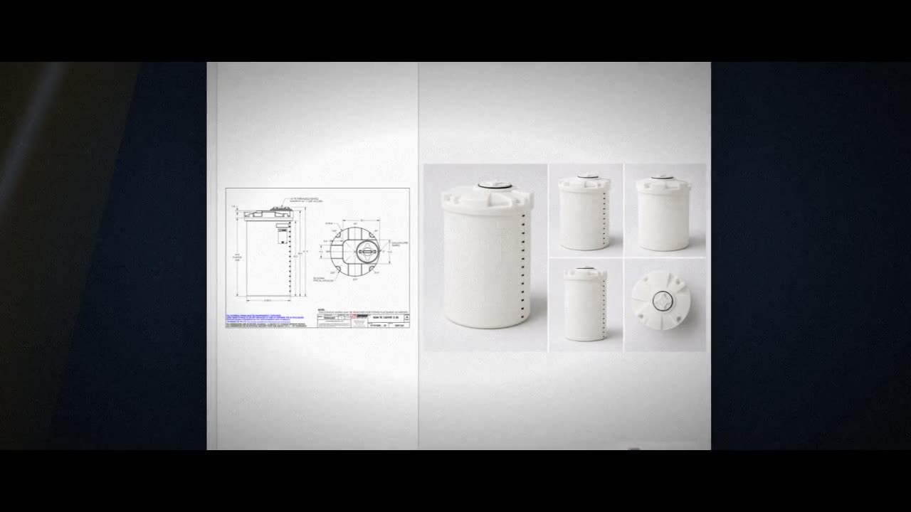 Snyder Industries 150 Gallon ASTM XLPE Heavy Duty Vertical Storage Tan video