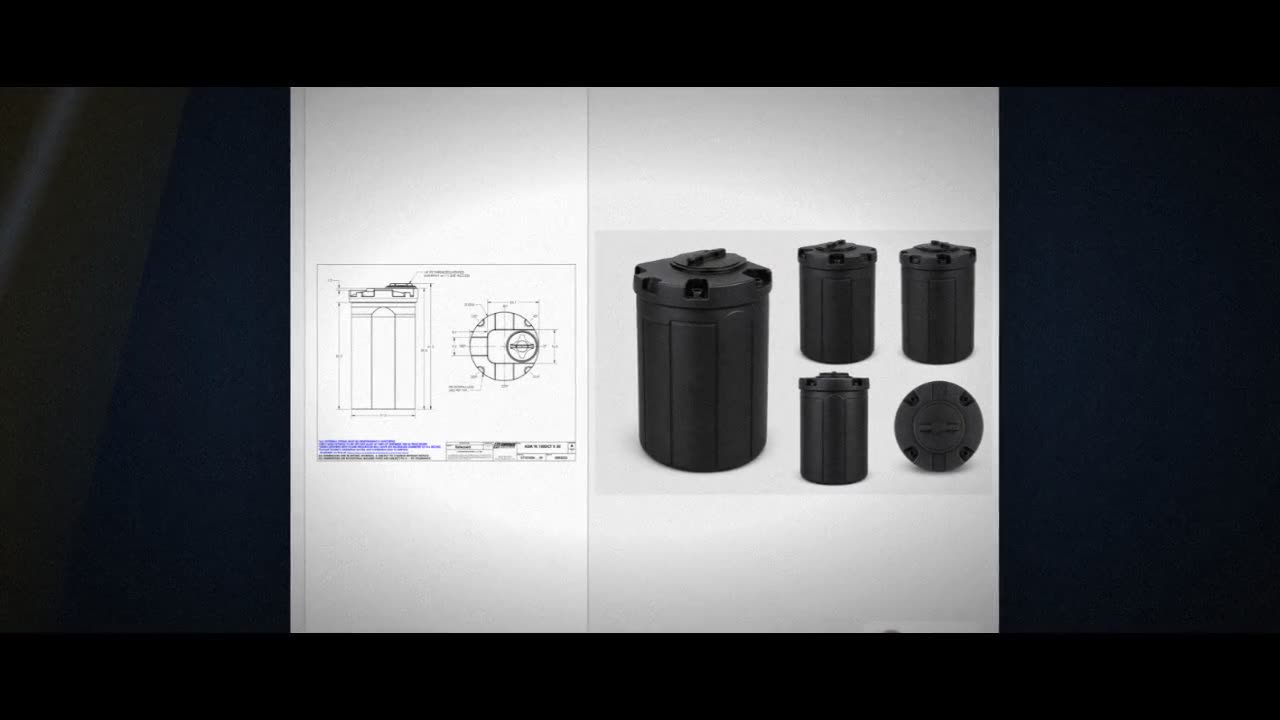 Snyder Industries 150 Gallon ASTM XLPE Black Double Wall Tank video