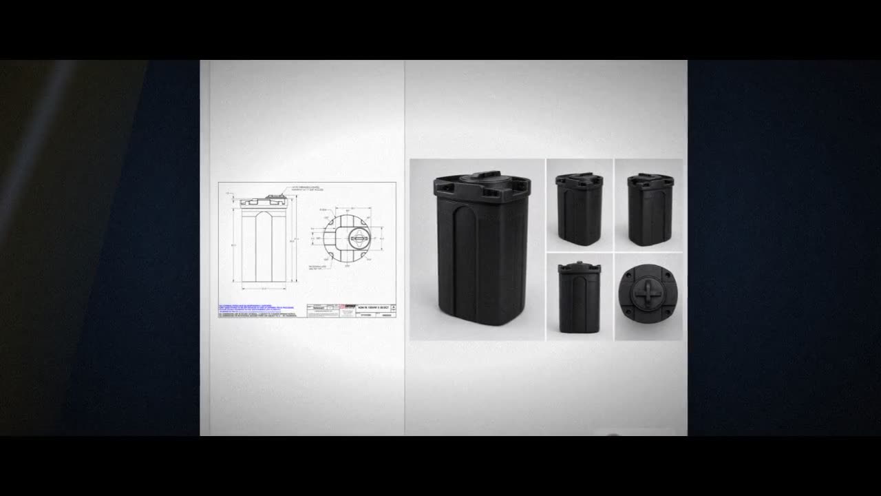 Snyder Industries 150 Gallon ASTM HDPE Black Double Wall Tank video