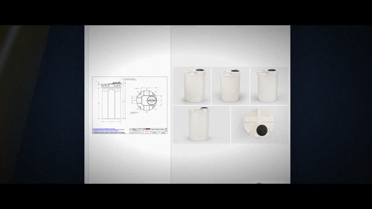 Snyder Industries 150 Gallon Sodium Hypochlorite (UV) Double Wall Tank video