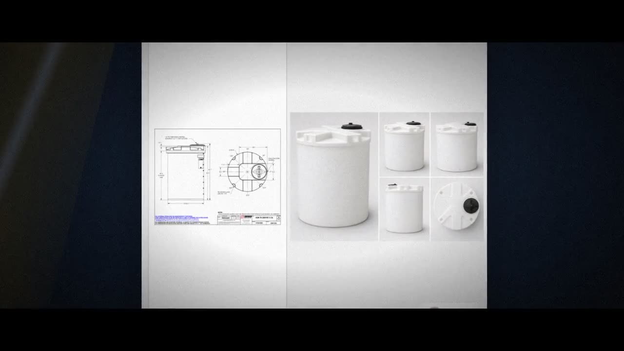 Snyder Industries 200 Gallon ASTM XLPE Heavy Duty Vertical Storage Tan video