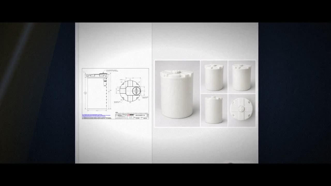 Snyder Industries 250 Gallon ASTM XLPE Heavy Duty Vertical Storage Tan video