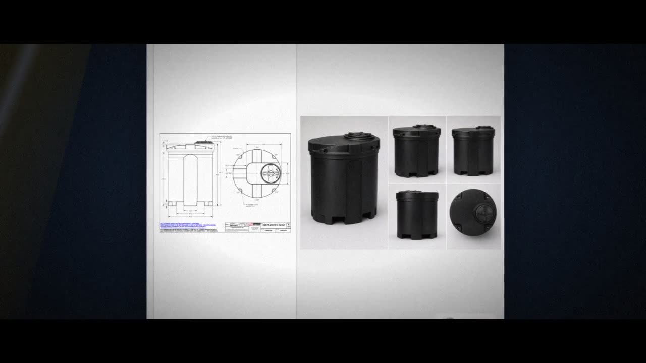 Snyder Industries 275 Gallon ASTM XLPE Black Double Wall Tank video