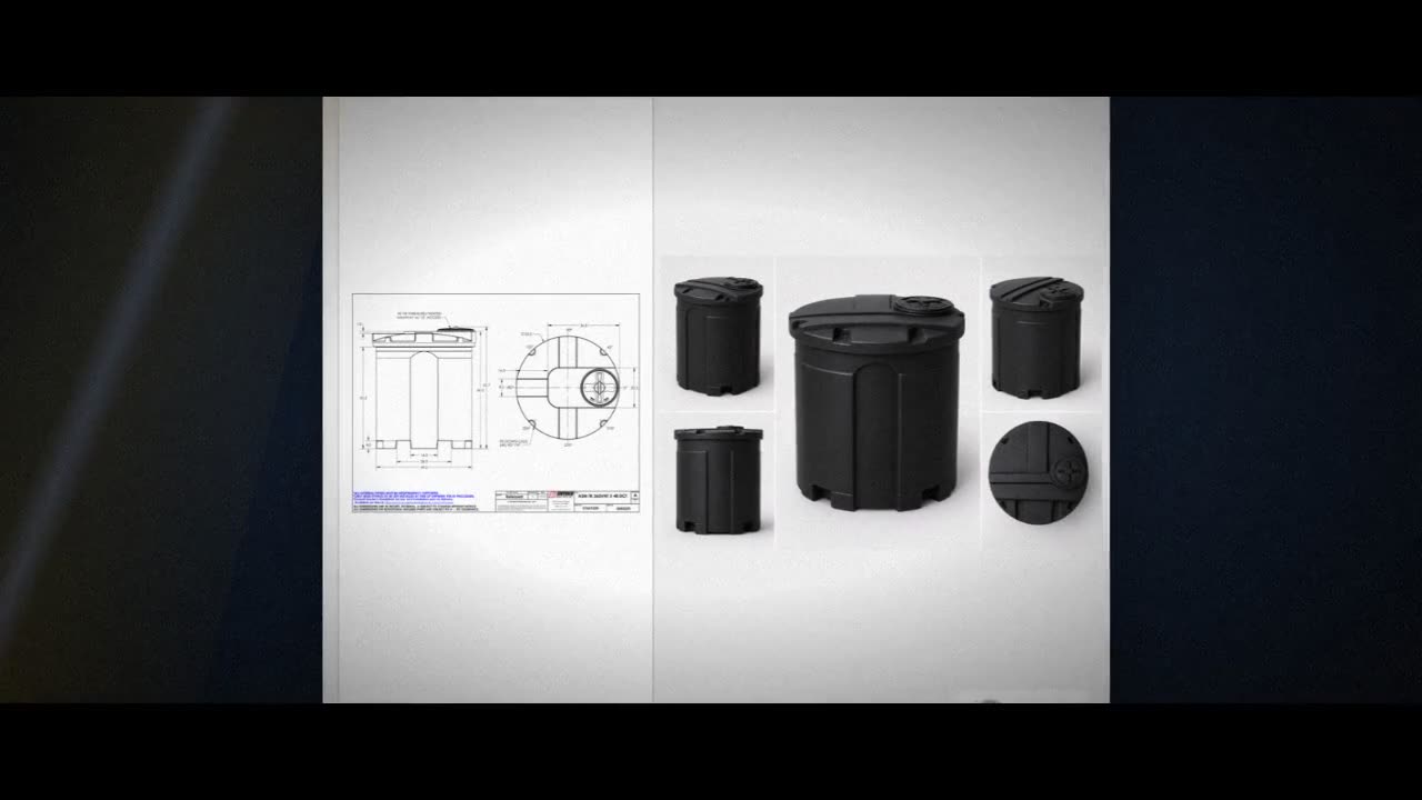 Snyder Industries 360 Gallon ASTM Black Double Wall Tank video