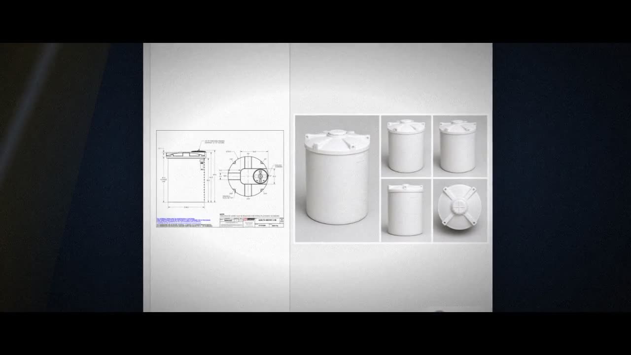 Snyder Industries 440 Gallon ASTM XLPE Heavy Duty Vertical Storage Tan video