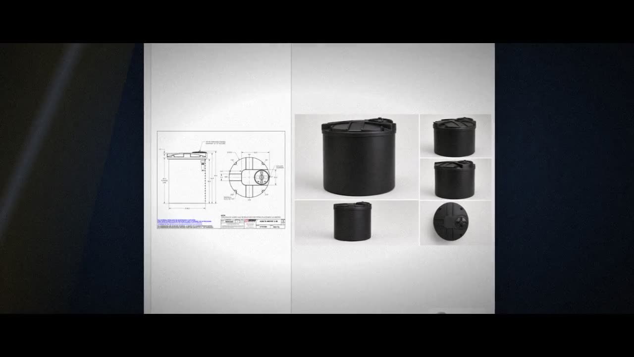 Snyder Industries 440 Gallon ASTM XLPE Black Heavy Duty Vertical Stora video