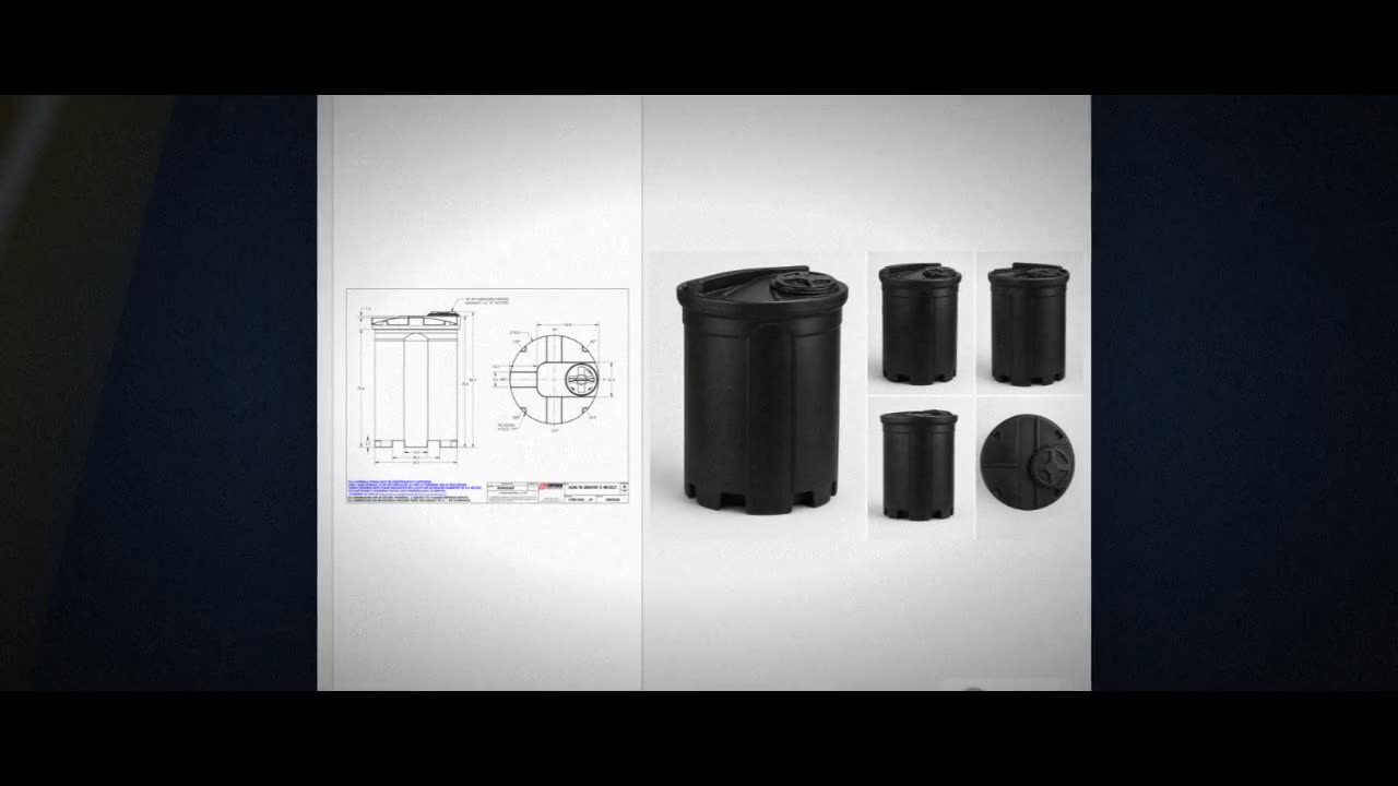 Snyder Industries 500 Gallon ASTM XLPE Black Double Wall Tank video
