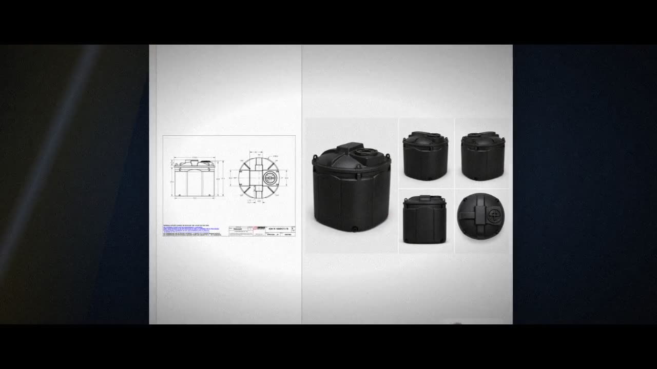 Snyder Industries 1000 Gallon ASTM HDPE Black Double Wall Tank video
