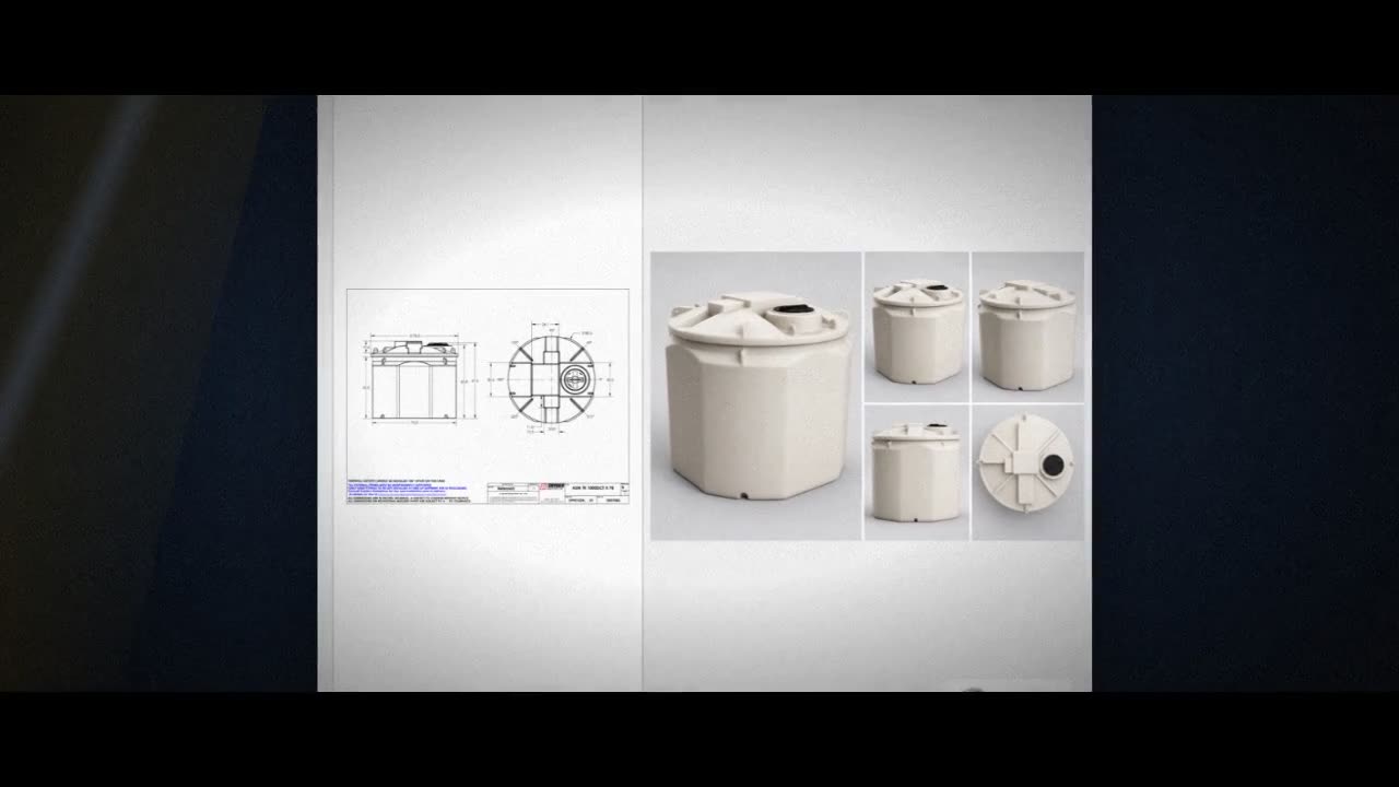 Snyder Industries 1000 Gallon Sodium Hypochlorite (UV) Double Wall Tan video
