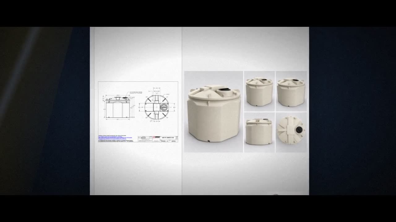 Snyder Industries 1500 Gallon ASTM XLPE Double Wall Tank video