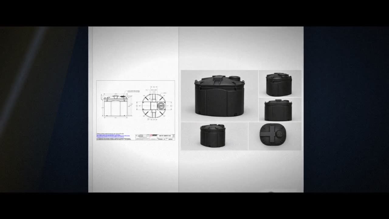 Snyder Industries 1500 Gallon ASTM XLPE Black Double Wall Tank video