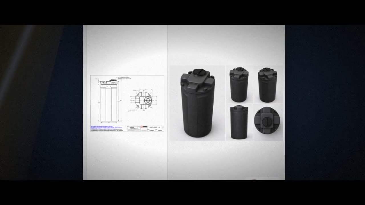 Snyder Industries 250 Gallon ASTM HDPE Black Double Wall Tank video