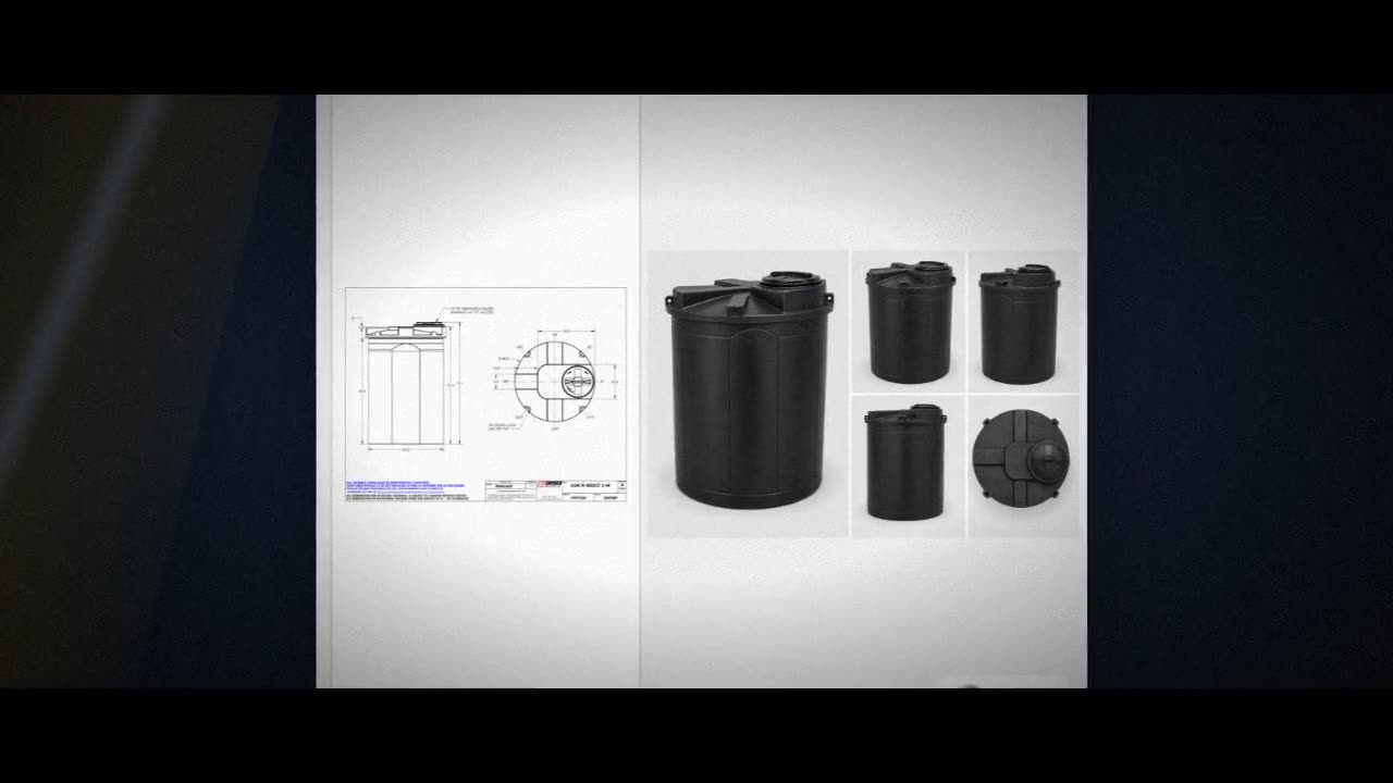 Snyder Industries 405 Gallon ASTM Black Double Wall Tank video