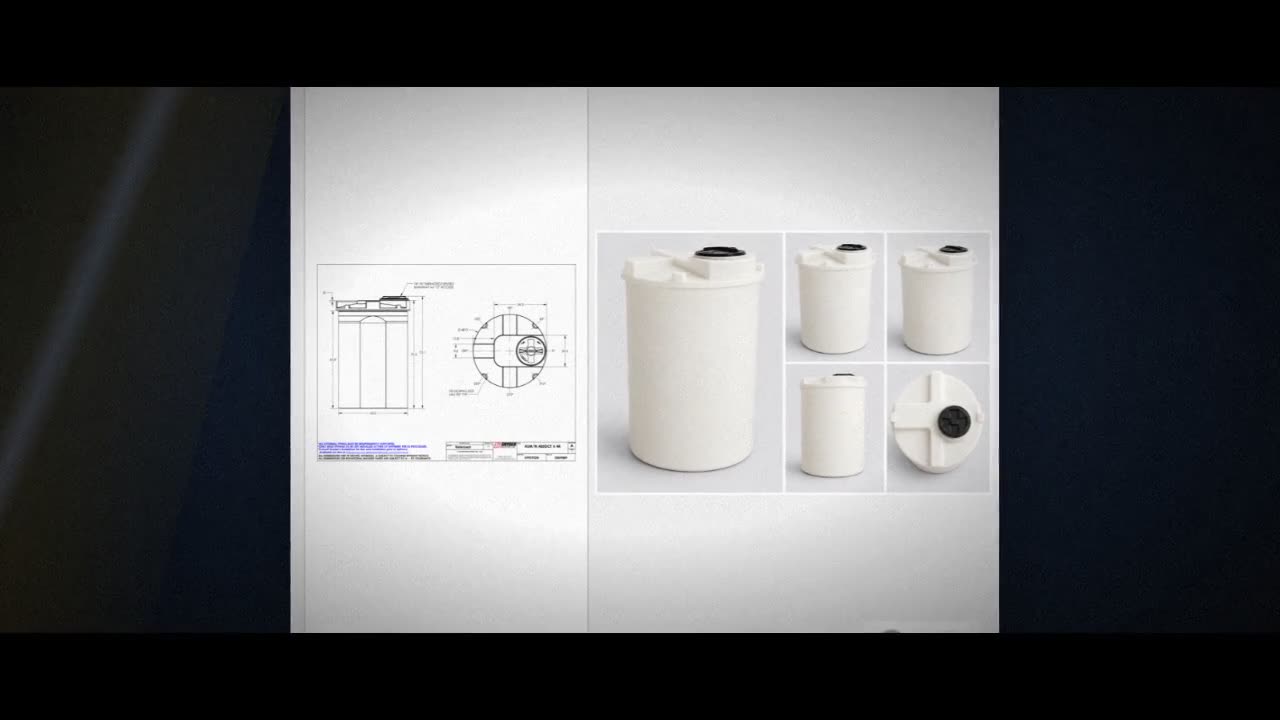 Snyder Industries 405 Gallon Sodium Hypochlorite (UV) Double Wall Tank video
