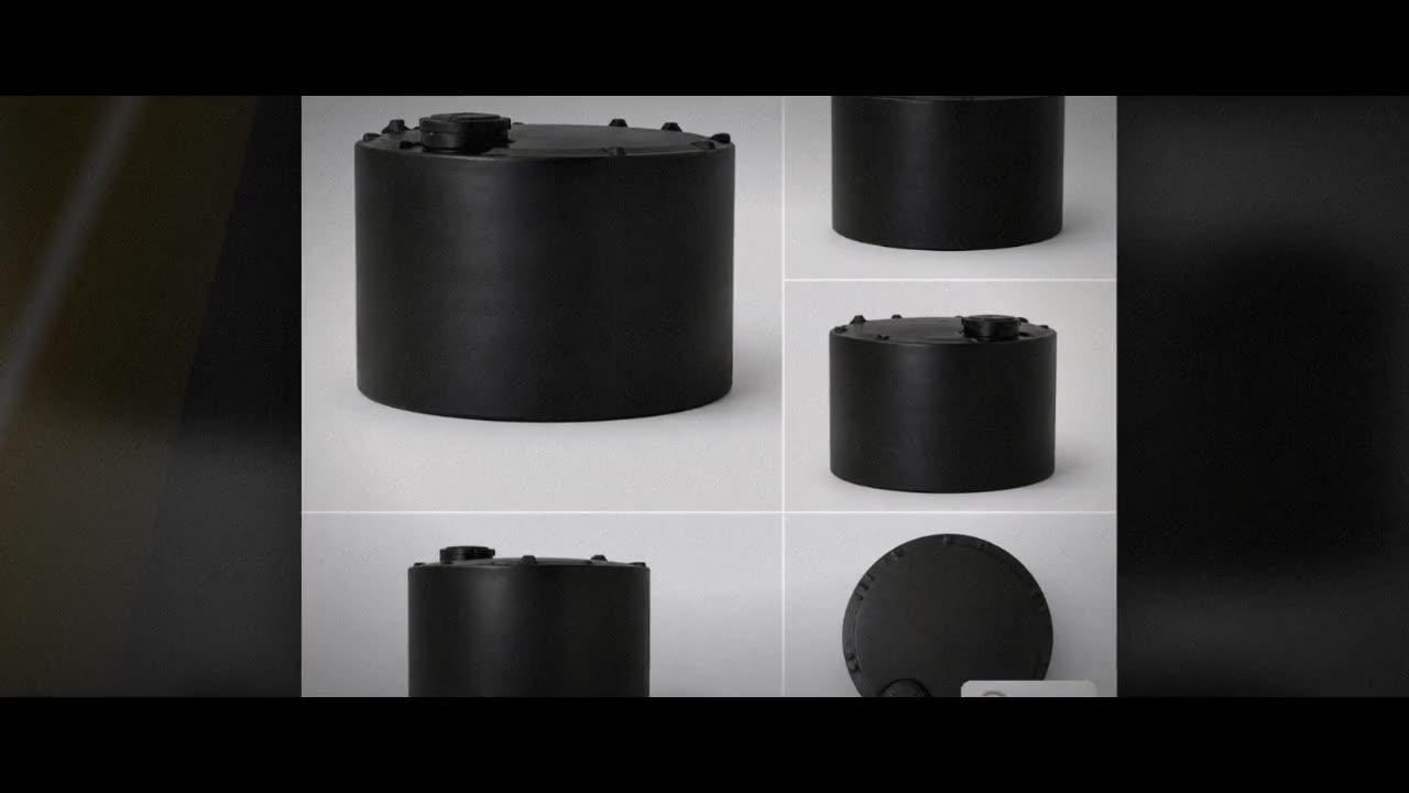Snyder Industries 750 Gallon ASTM XLPE Black Heavy Duty Vertical Stora video