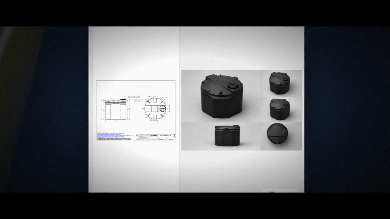 Snyder Industries 750 Gallon ASTM XLPE Black Double Wall Tank video