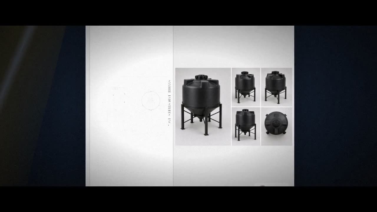 Snyder Industries 110 Gallon Heavy Duty Cone Bottom Mixing Tank video