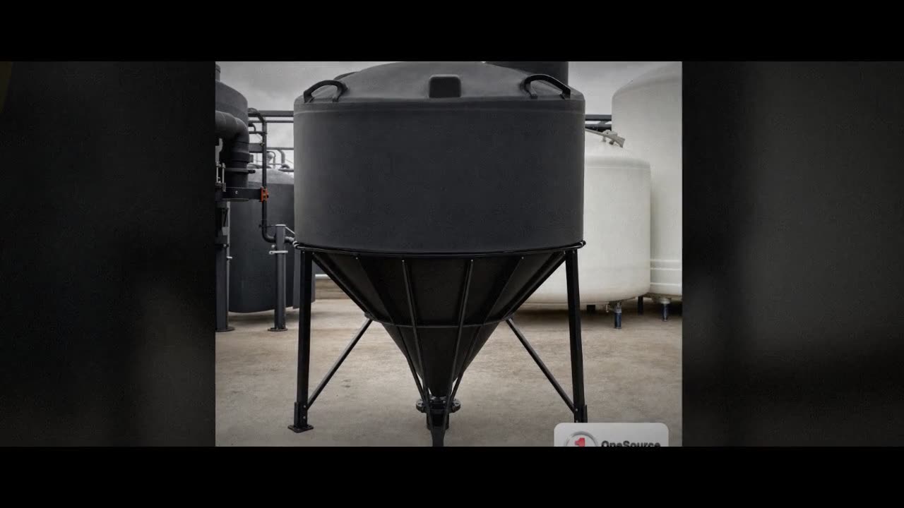 Snyder Industries 500 Gallon Heavy Duty Cone Bottom Tank video
