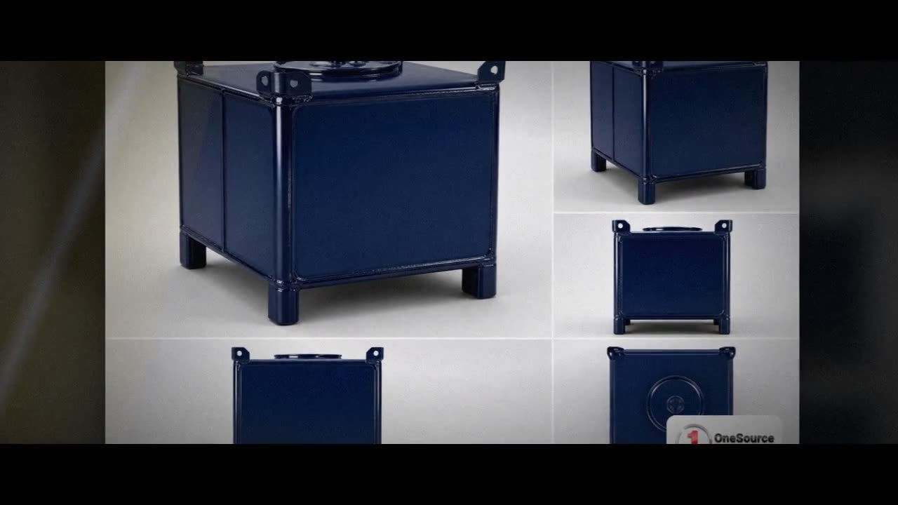 Snyder Industries 245 Gallon Carbon Steel Supertainer IBC Tote Tank video