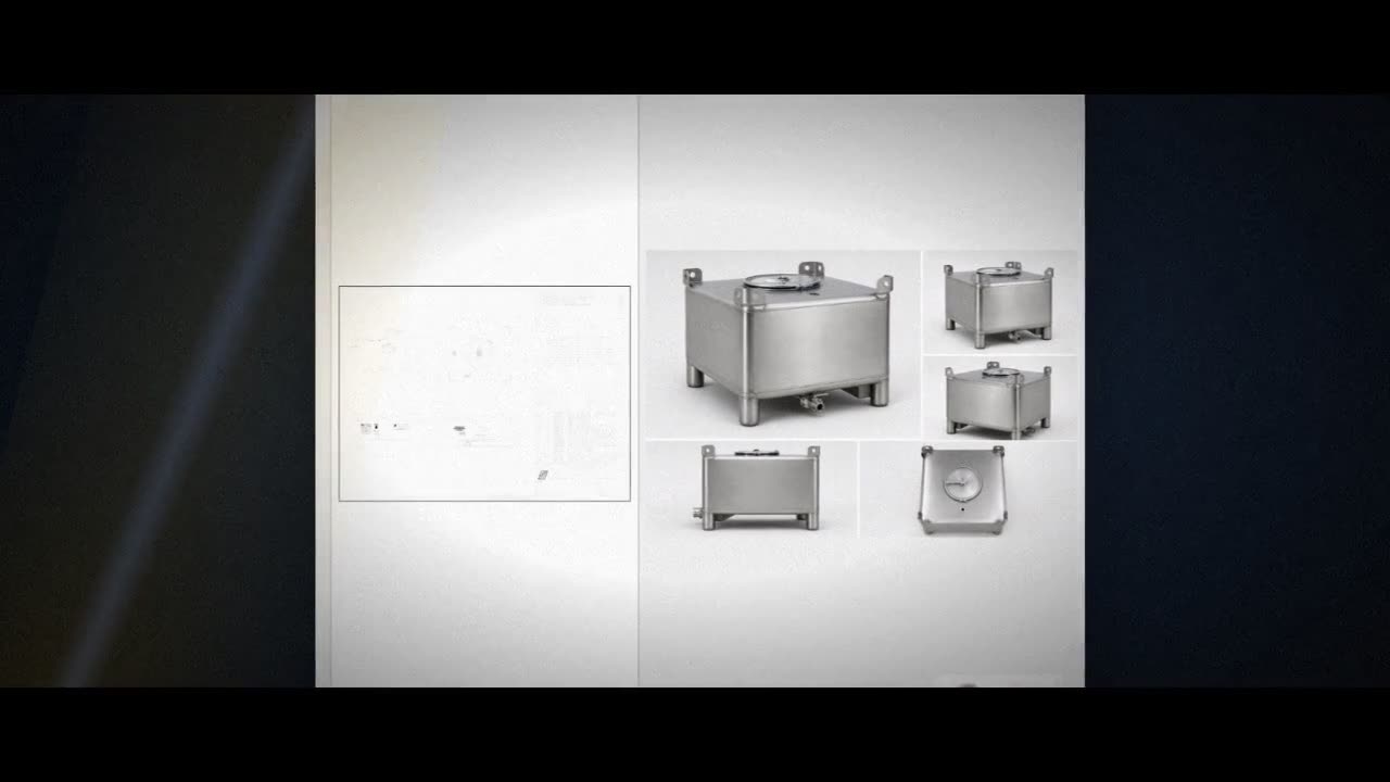 Snyder Industries 120 Gallon 304 Stainless Steel Supertainer IBC Tote  video