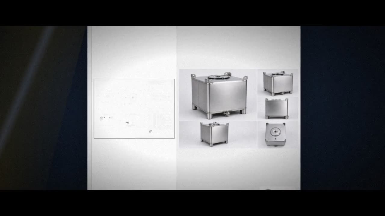 Snyder Industries 245 Gallon 304 Stainless Steel Supertainer IBC Tote  video