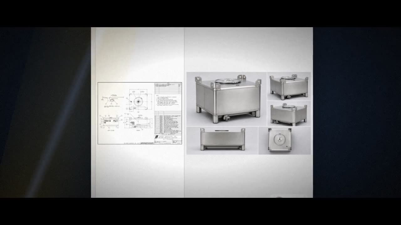 Snyder Industries 165 Gallon 304 Stainless Steel Supertainer IBC Tote  video