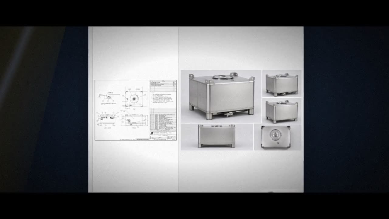 Snyder Industries 180 Gallon 304 Stainless Steel Supertainer IBC Tote  video