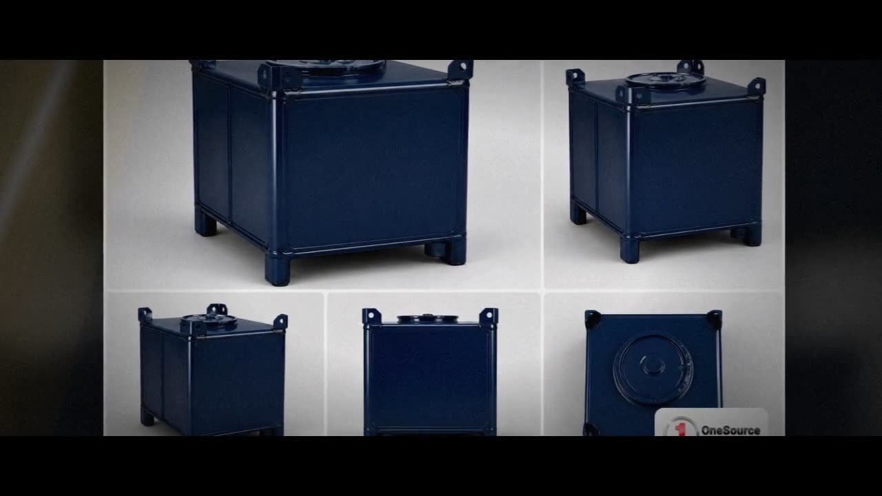 Snyder Industries 300 Gallon Carbon Steel Supertainer IBC Tote Tank video