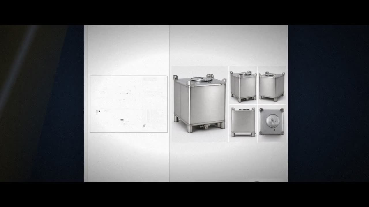 Snyder Industries 350 Gallon 304 Stainless Steel Supertainer IBC Tote  video