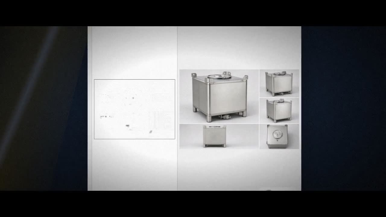 Snyder Industries 350 Gallon 304 Stainless Steel Supertainer IBC Tote  video
