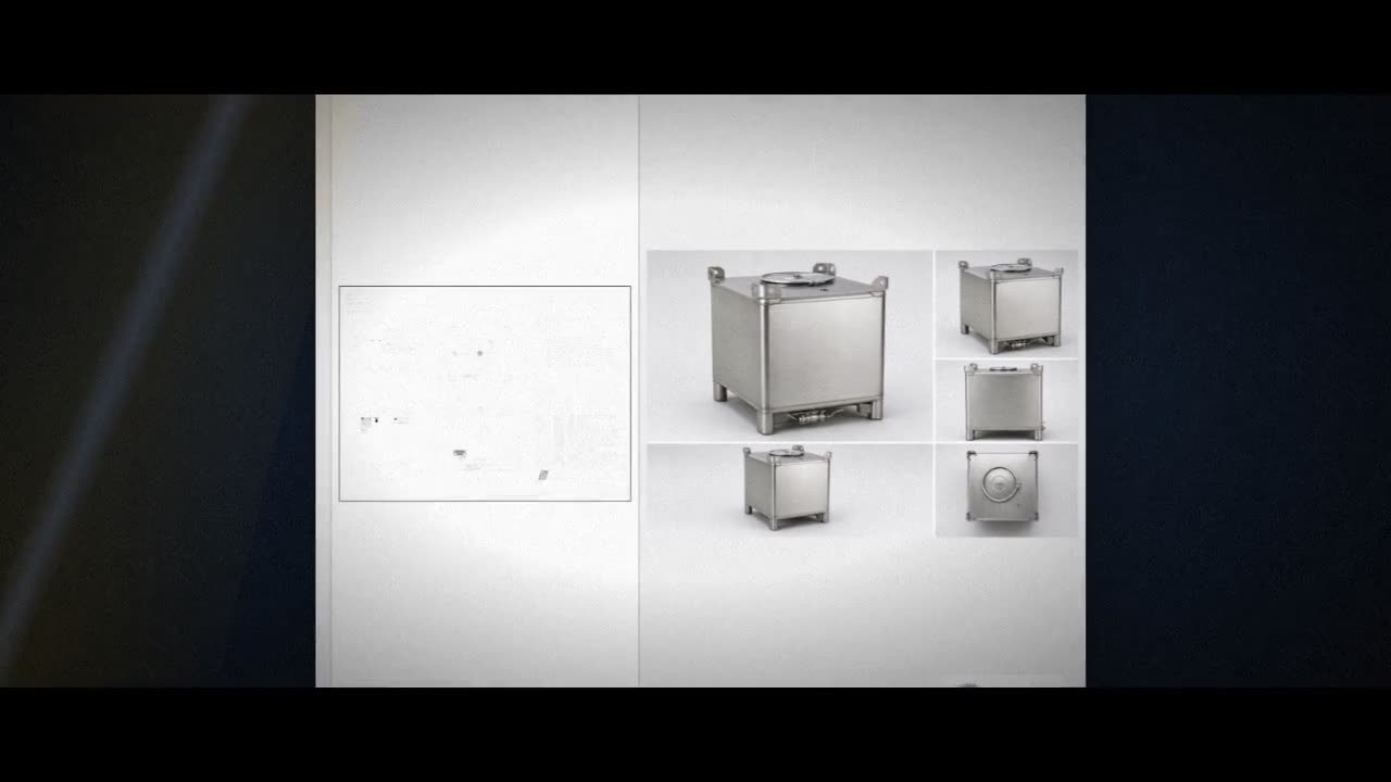 Snyder Industries 350 Gallon 304 Stainless Steel Supertainer IBC Tote  video