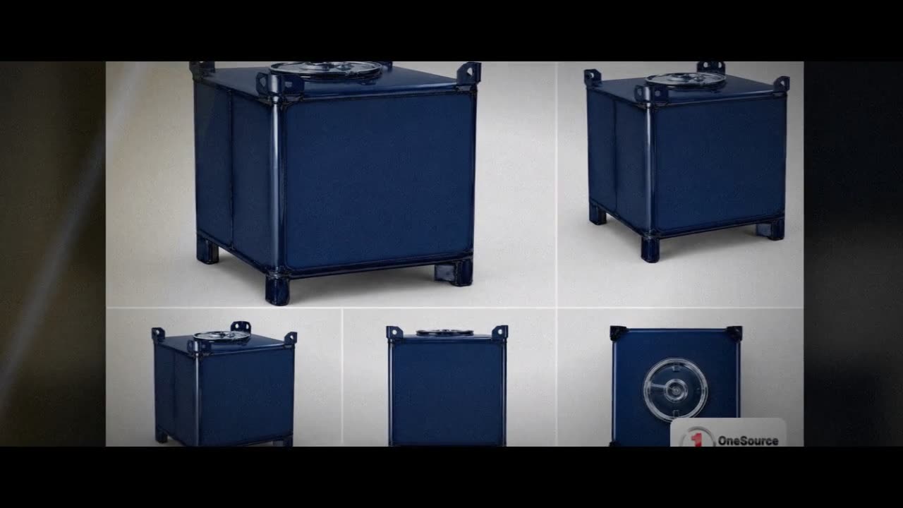 Snyder Industries 446 Gallon Carbon Steel Supertainer IBC Tote Tank video
