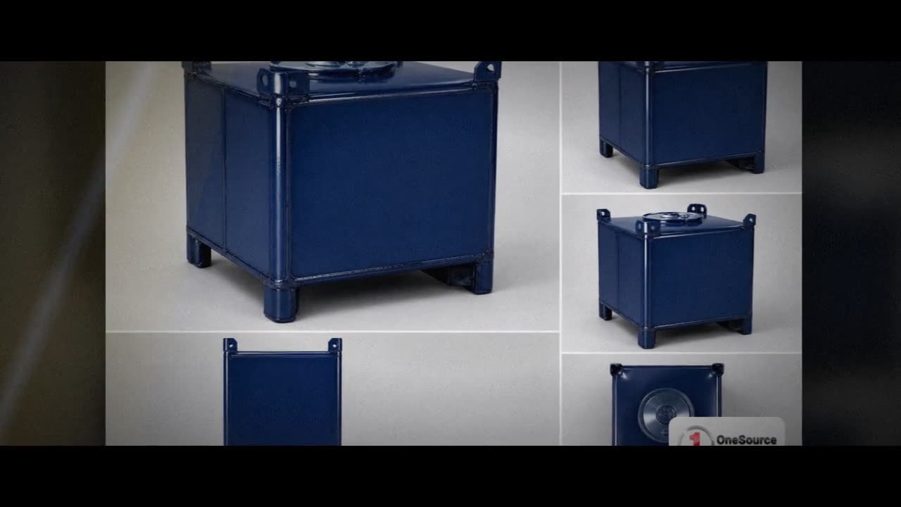 Snyder Industries 550 Gallon Carbon Steel Supertainer IBC Tote Tank video
