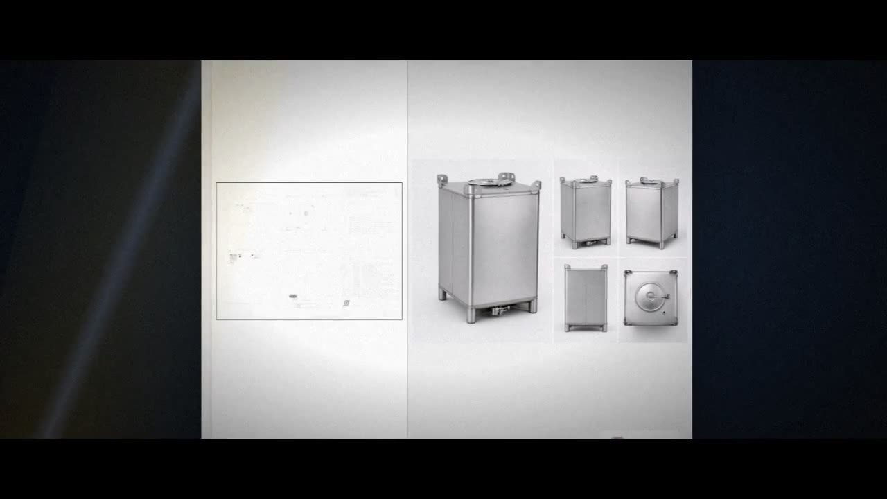 Snyder Industries 550 Gallon 304 Stainless Steel Supertainer IBC Tote  video