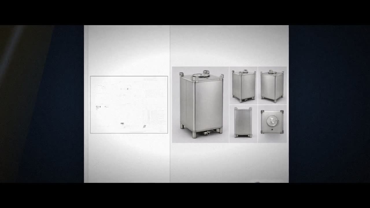 Snyder Industries 550 Gallon 304 Stainless Steel Supertainer IBC Tote  video