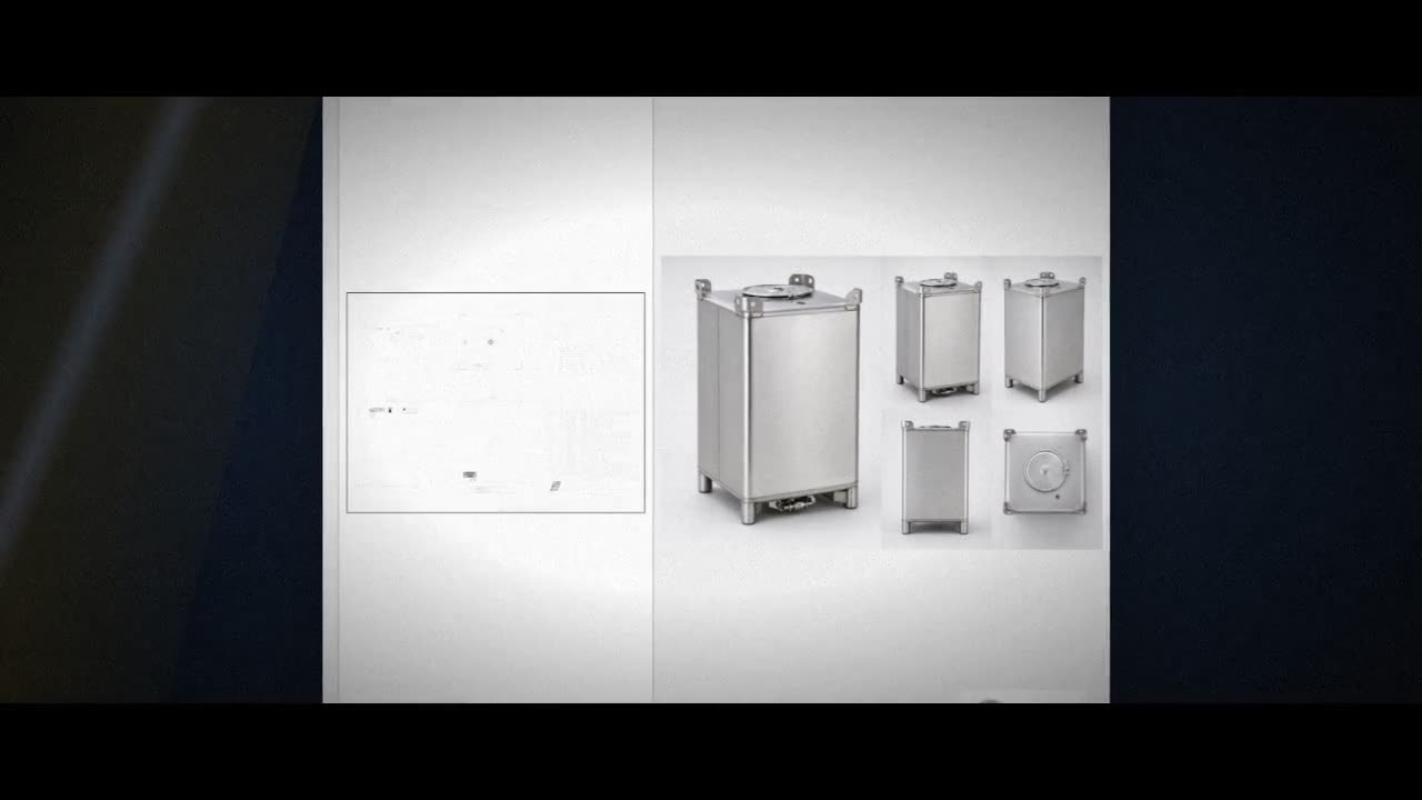 Snyder Industries 550 Gallon 304 Stainless Steel Supertainer IBC Tote  video