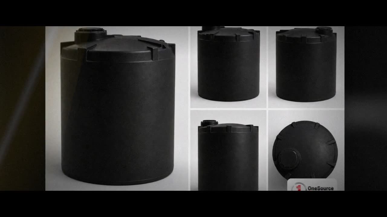 Snyder Industries 5500 Gallon ASTM Black Vertical Storage Tank video