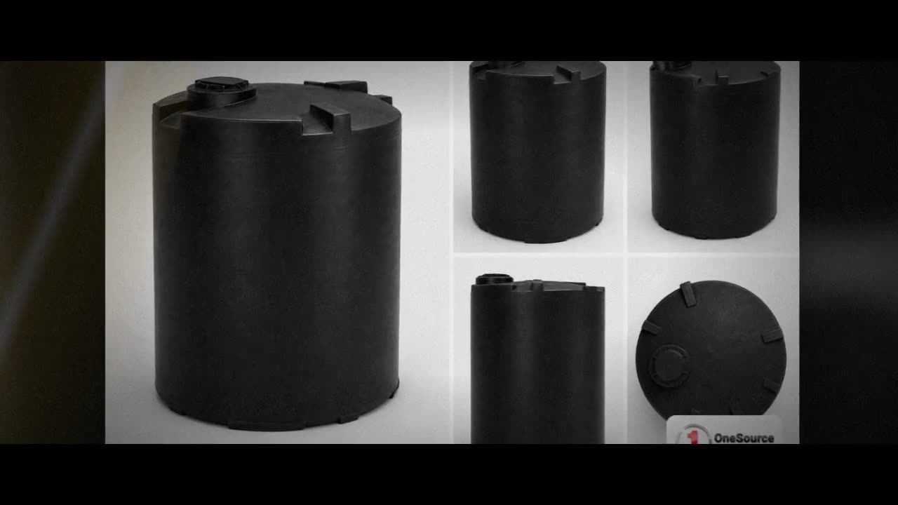 Snyder Industries 5500 Gallon ASTM Black Heavy Duty Vertical Storage T video