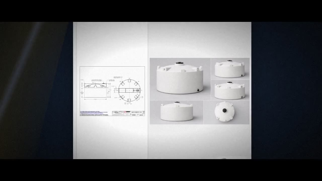 Snyder Industries 4500 Gallon ASTM 1.35 SG Vertical Storage Tank video