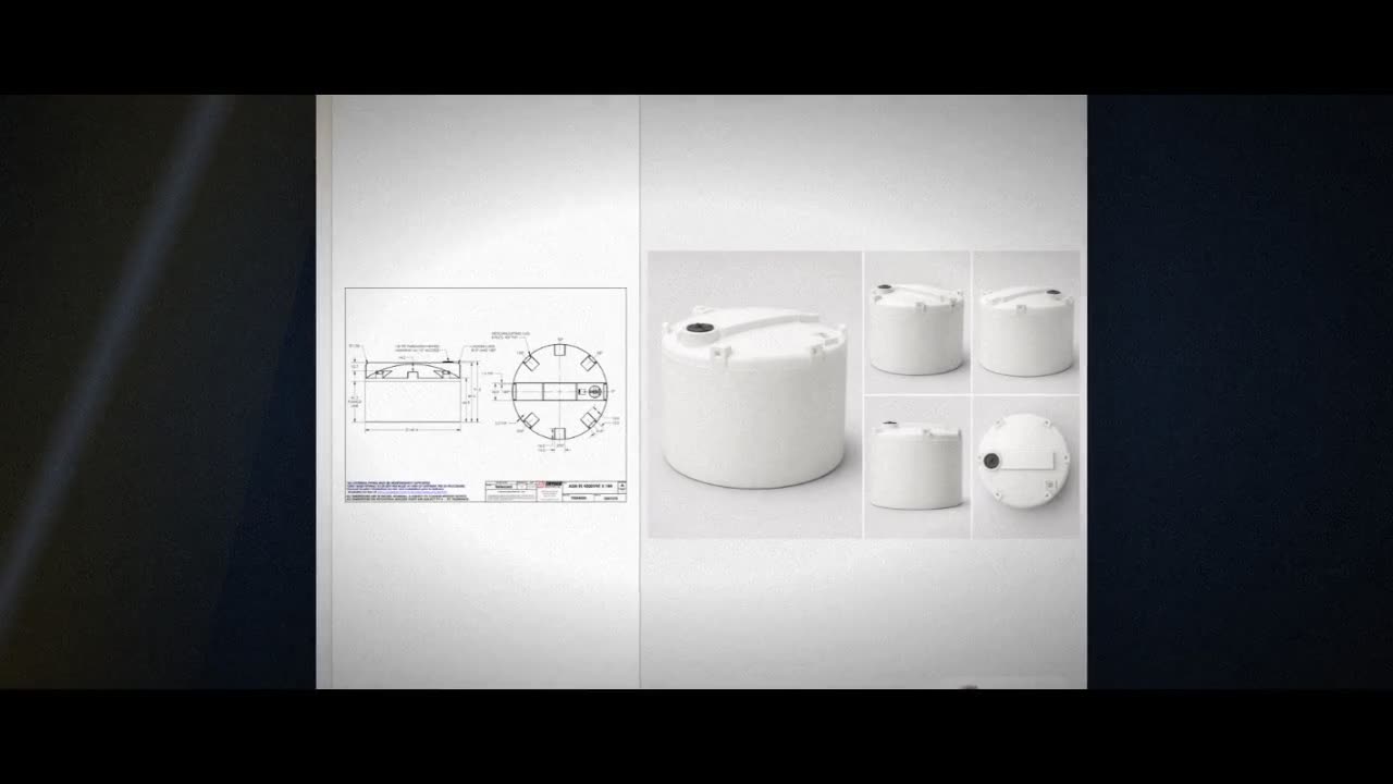 Snyder Industries 4500 Gallon ASTM XLPE Vertical Storage Tank video