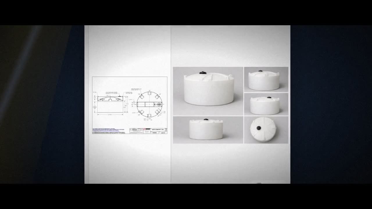 Snyder Industries 4500 Gallon ASTM XLPE Heavy Duty Vertical Storage Ta video
