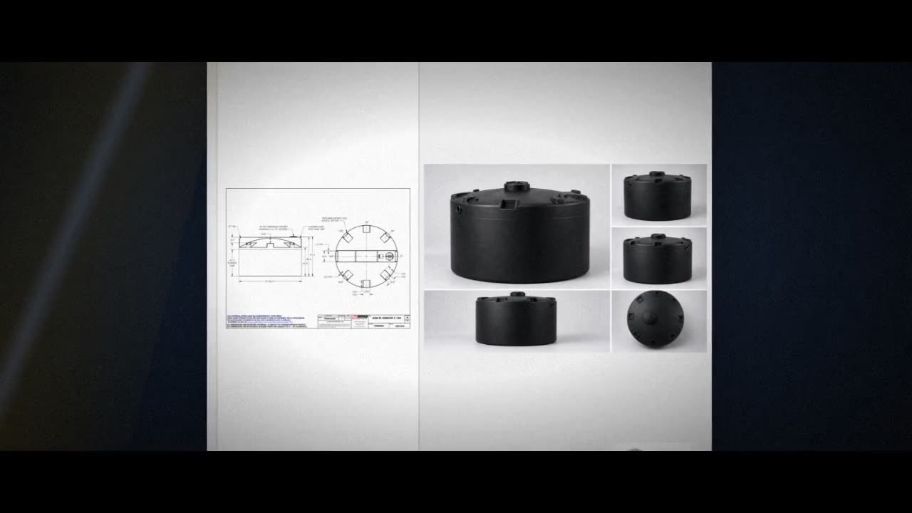 Snyder Industries 4500 Gallon ASTM XLPE Black Heavy Duty Vertical Stor video