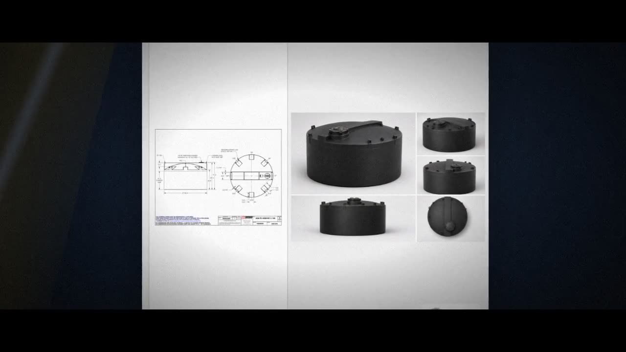 Snyder Industries 4500 Gallon ASTM Black Vertical Storage Tank video