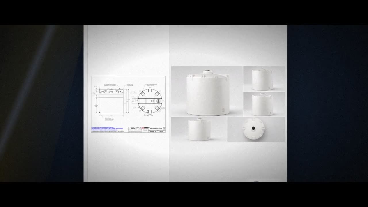 Snyder Industries 4600 Gallon ASTM XLPE Heavy Duty Vertical Storage Ta video