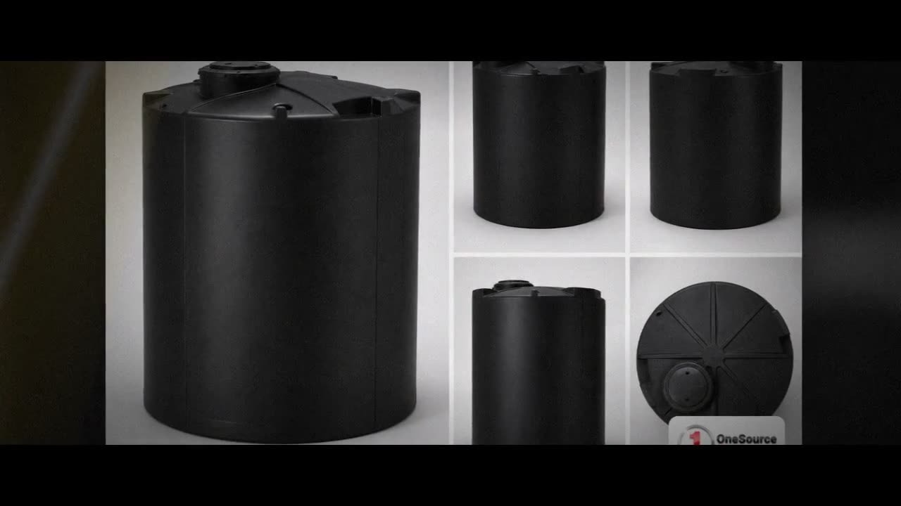 Snyder Industries 6500 Gallon ASTM 1.35 SG Black Vertical Storage Tank video
