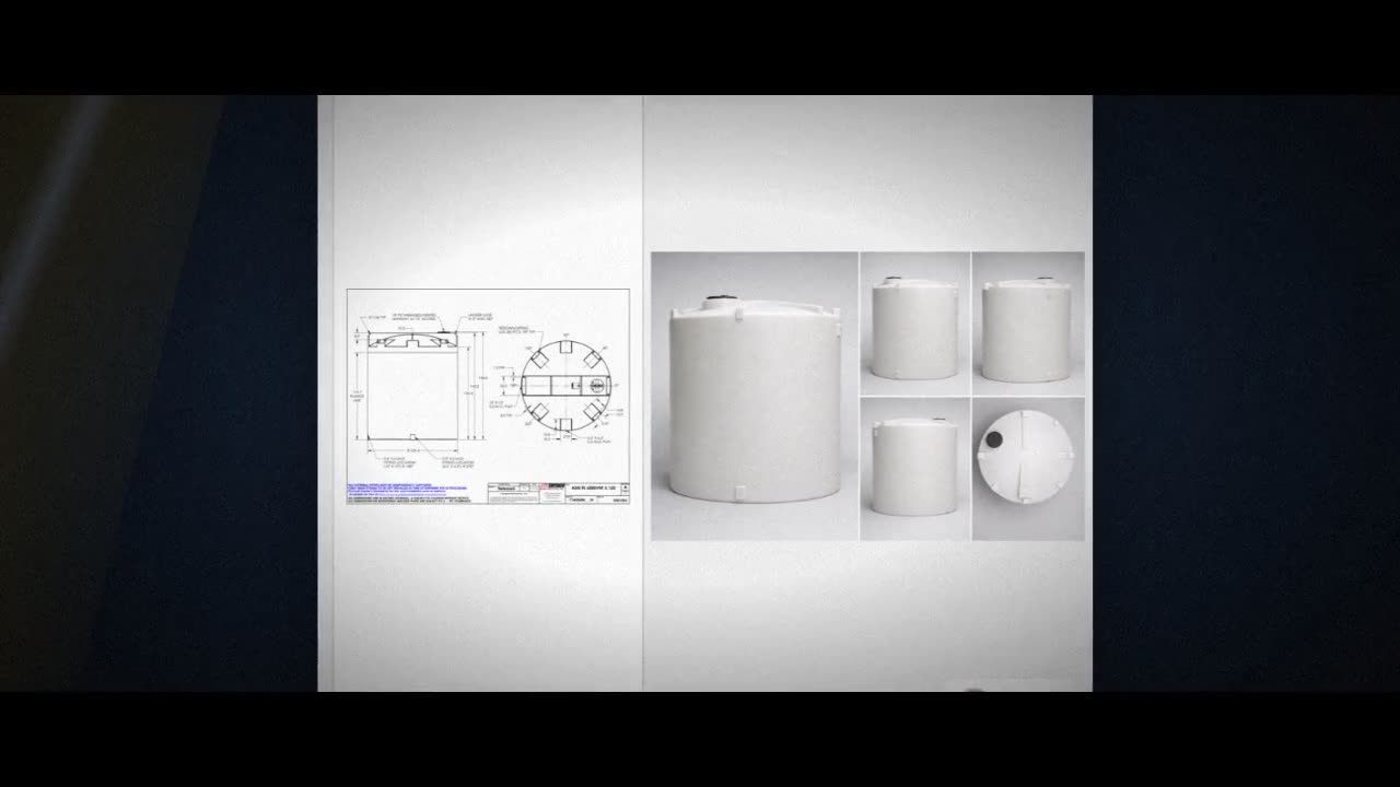 Snyder Industries 6000 Gallon ASTM XLPE Heavy Duty Vertical Storage Ta video