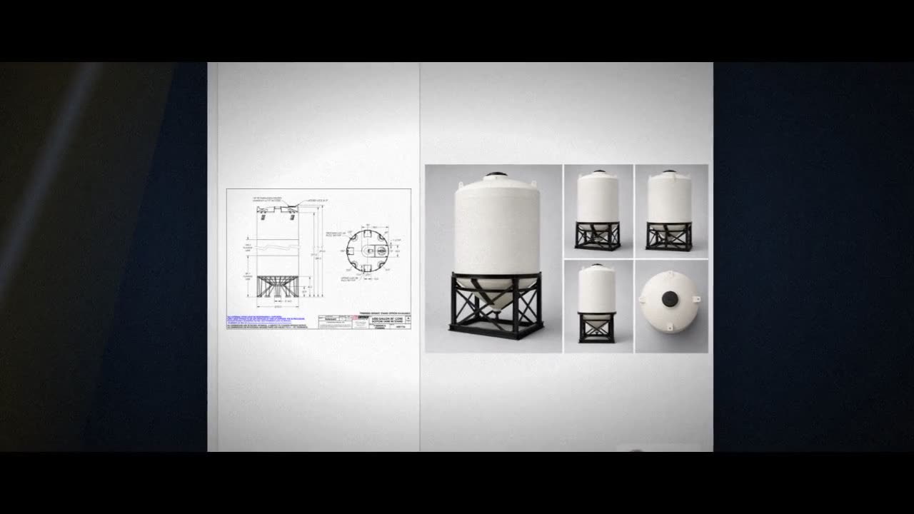 Snyder Industries 6500 Gallon XLPE Cone Bottom Tank video