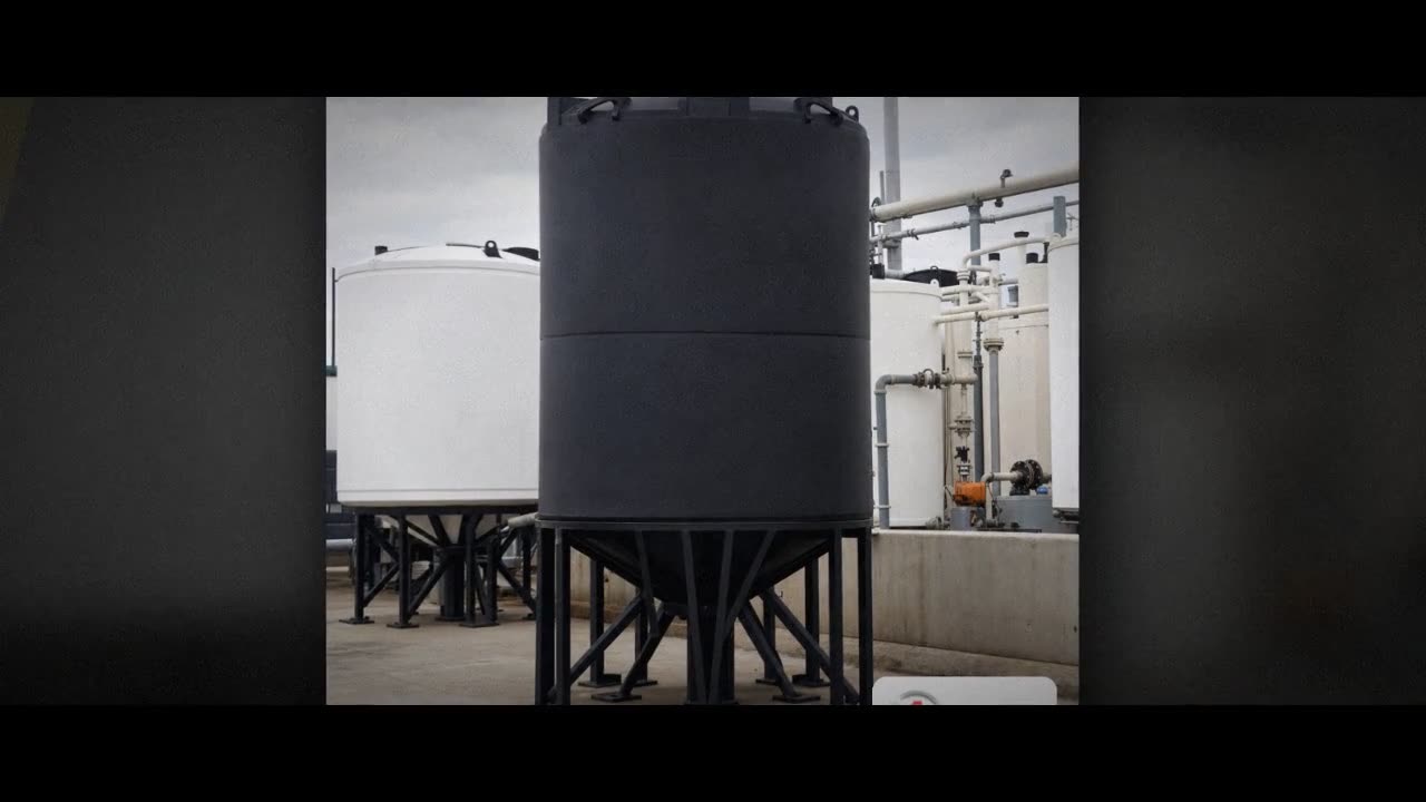 Snyder Industries 6500 Gallon XLPE Heavy Duty Cone Bottom Tank video